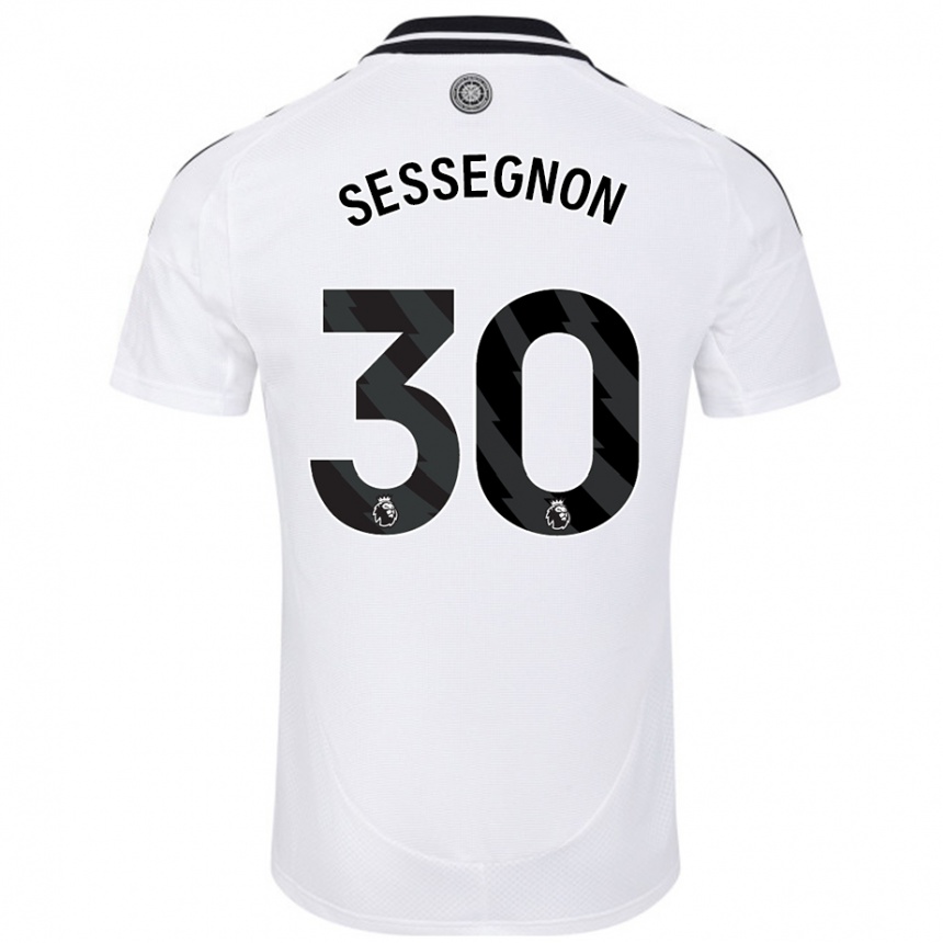 Enfant Football Maillot Ryan Sessegnon #30 Blanc Tenues Domicile 2024/25