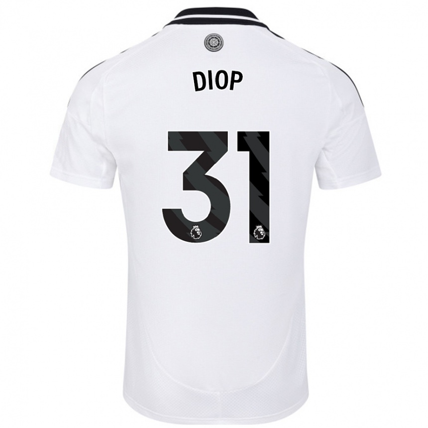 Enfant Football Maillot Issa Diop #31 Blanc Tenues Domicile 2024/25