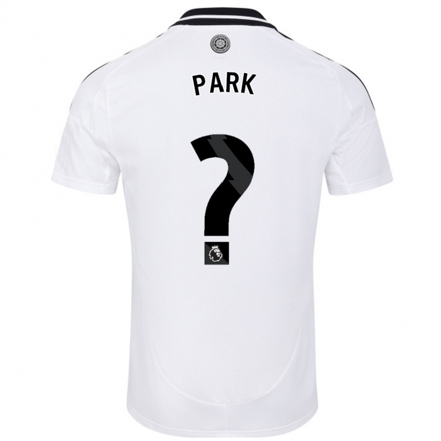 Enfant Football Maillot Damon Park #0 Blanc Tenues Domicile 2024/25