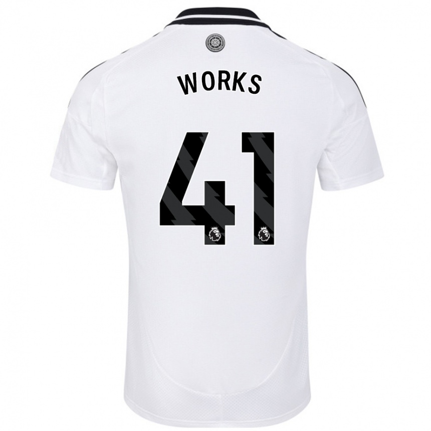 Enfant Football Maillot Terrell Works #41 Blanc Tenues Domicile 2024/25