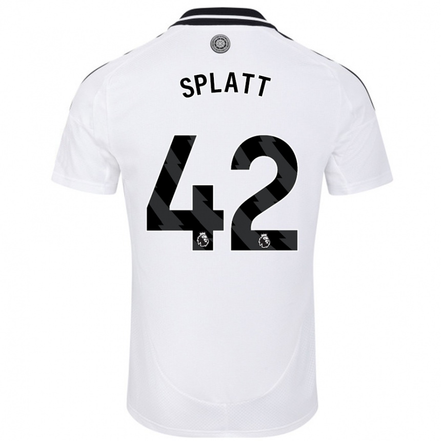 Enfant Football Maillot Delano Splatt #42 Blanc Tenues Domicile 2024/25