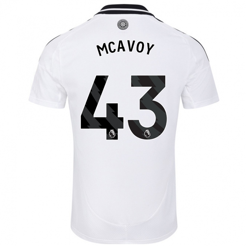 Enfant Football Maillot Connor Mcavoy #43 Blanc Tenues Domicile 2024/25