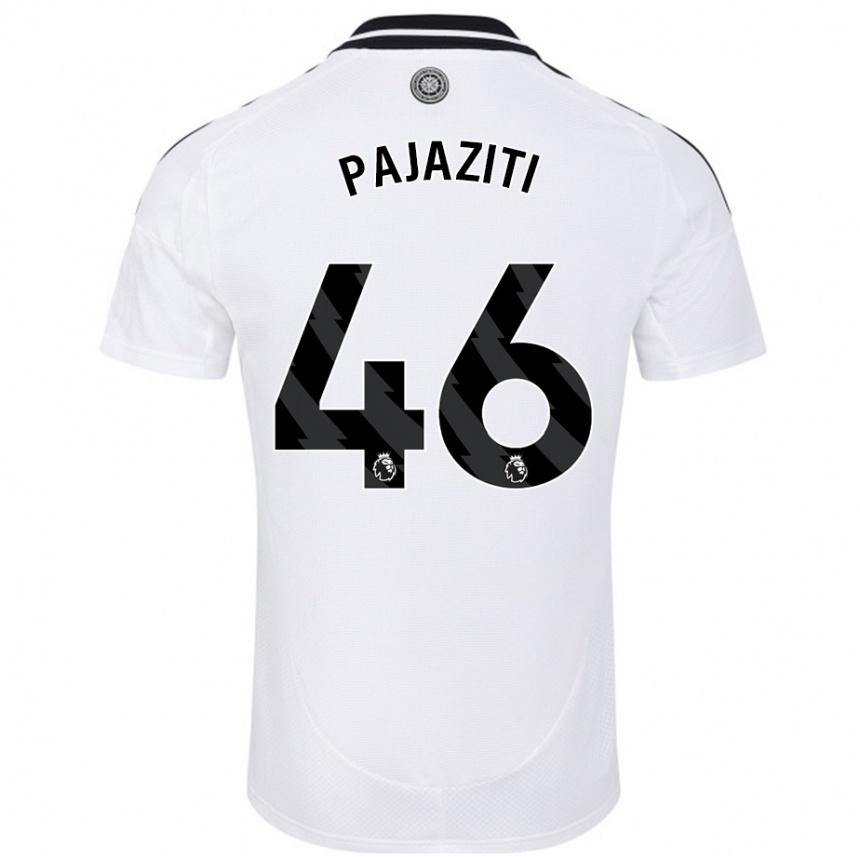 Enfant Football Maillot Adrion Pajaziti #46 Blanc Tenues Domicile 2024/25