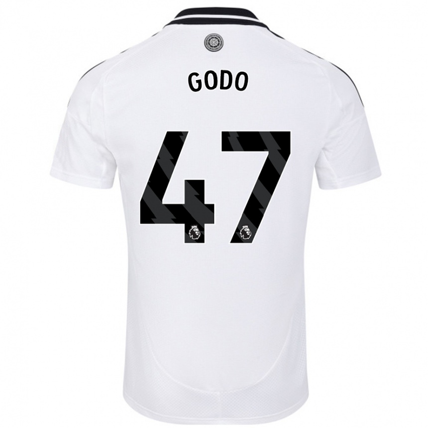 Enfant Football Maillot Martial Godo #47 Blanc Tenues Domicile 2024/25