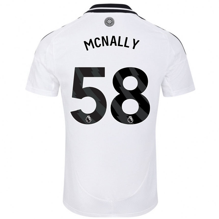 Enfant Football Maillot Alfie Mcnally #58 Blanc Tenues Domicile 2024/25