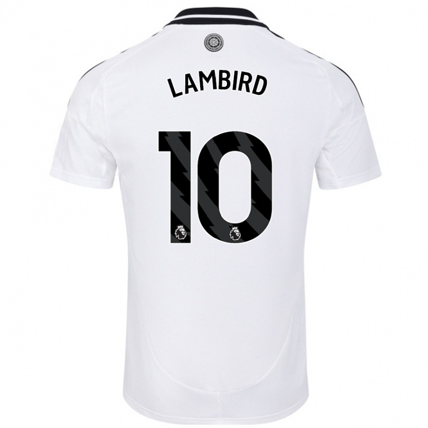 Enfant Football Maillot Lilly Lambird #10 Blanc Tenues Domicile 2024/25