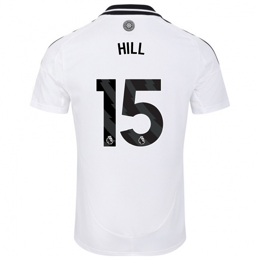 Enfant Football Maillot Anisha Hill #15 Blanc Tenues Domicile 2024/25