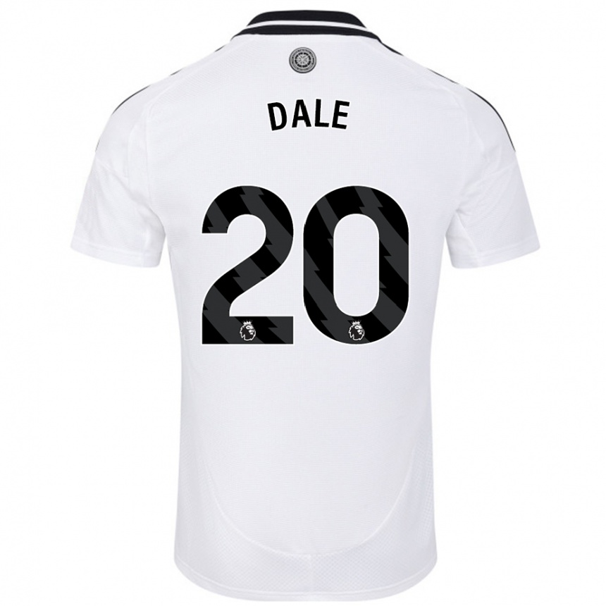 Enfant Football Maillot Olivia Dale #20 Blanc Tenues Domicile 2024/25