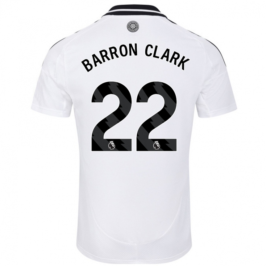 Enfant Football Maillot Betty Barron-Clark #22 Blanc Tenues Domicile 2024/25