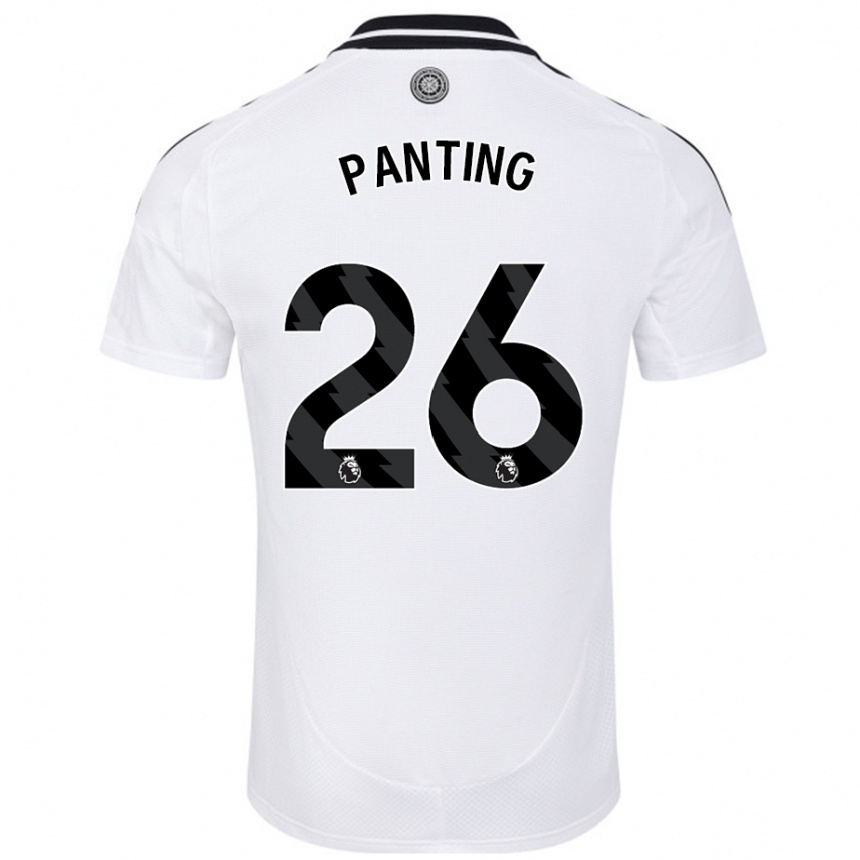 Enfant Football Maillot Rachel Panting #26 Blanc Tenues Domicile 2024/25