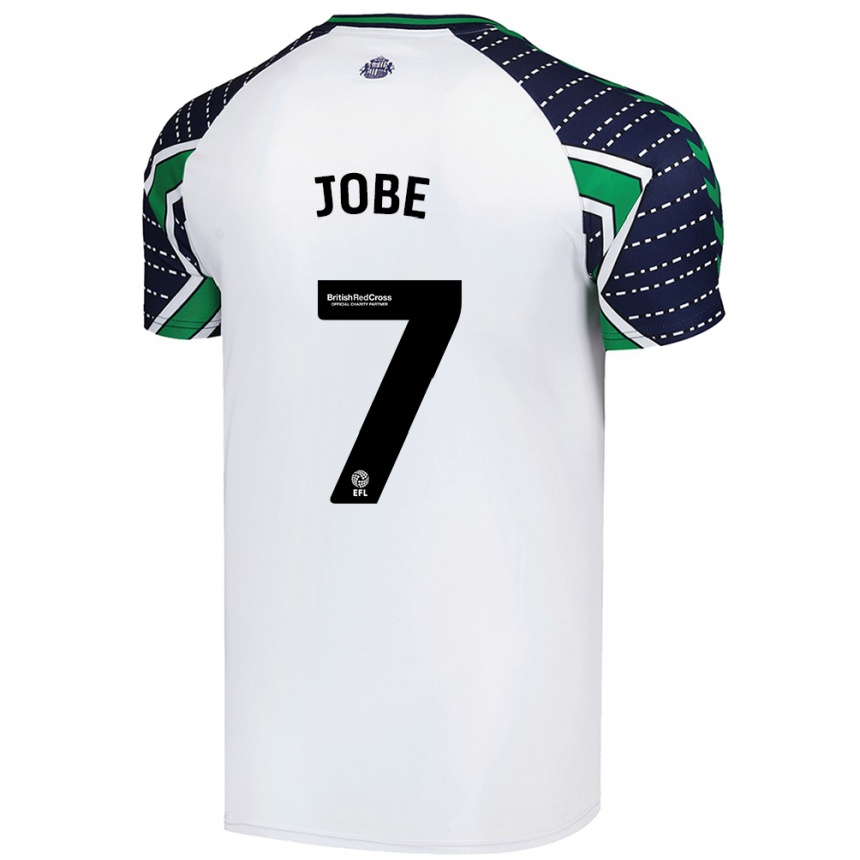 Enfant Football Maillot Jobe Bellingham #7 Blanc Tenues Extérieur 2024/25