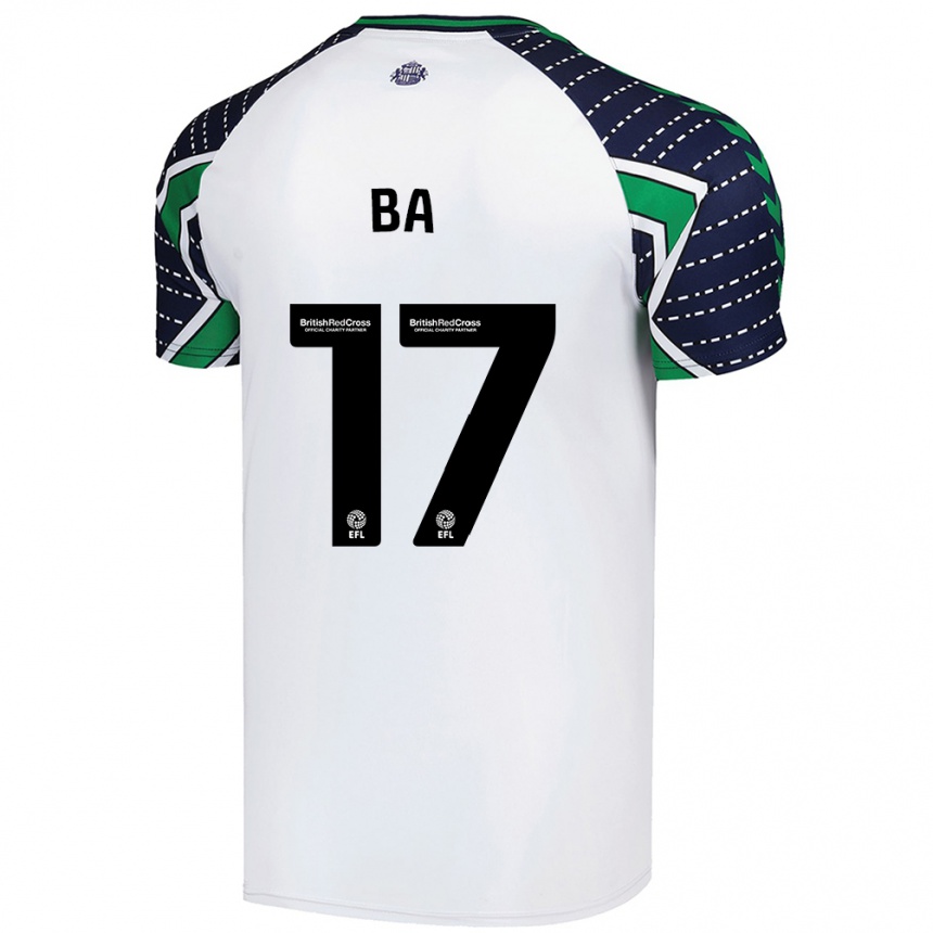 Enfant Football Maillot Abdoullah Ba #17 Blanc Tenues Extérieur 2024/25