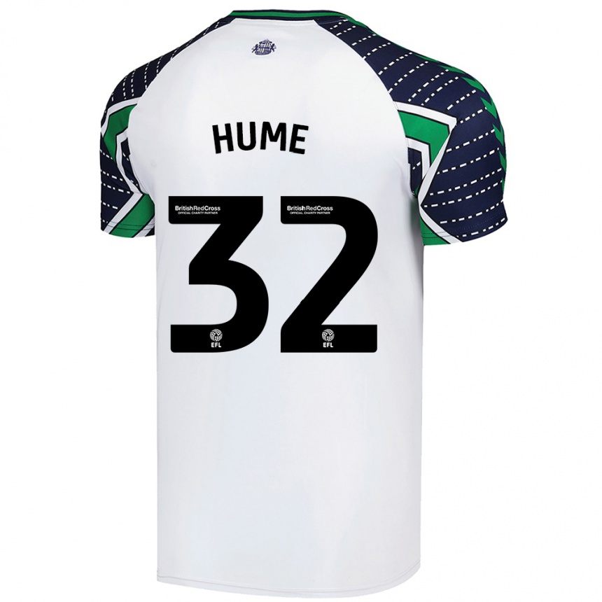 Enfant Football Maillot Trai Hume #32 Blanc Tenues Extérieur 2024/25