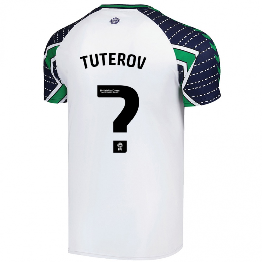 Enfant Football Maillot Timur Tuterov #0 Blanc Tenues Extérieur 2024/25