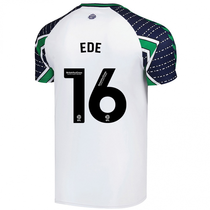 Enfant Football Maillot Grace Ede #16 Blanc Tenues Extérieur 2024/25