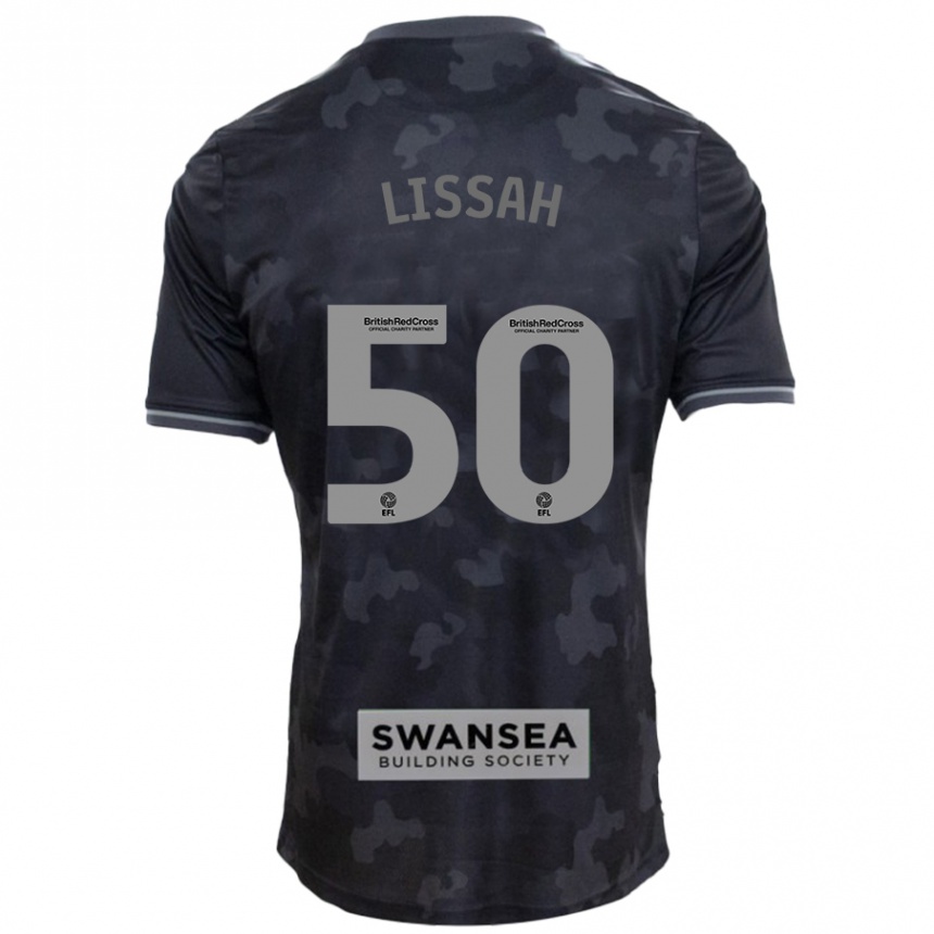 Enfant Football Maillot Filip Lissah #50 Noir Tenues Extérieur 2024/25