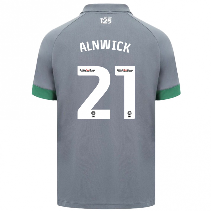 Enfant Football Maillot Jak Alnwick #21 Gris Foncé Tenues Extérieur 2024/25