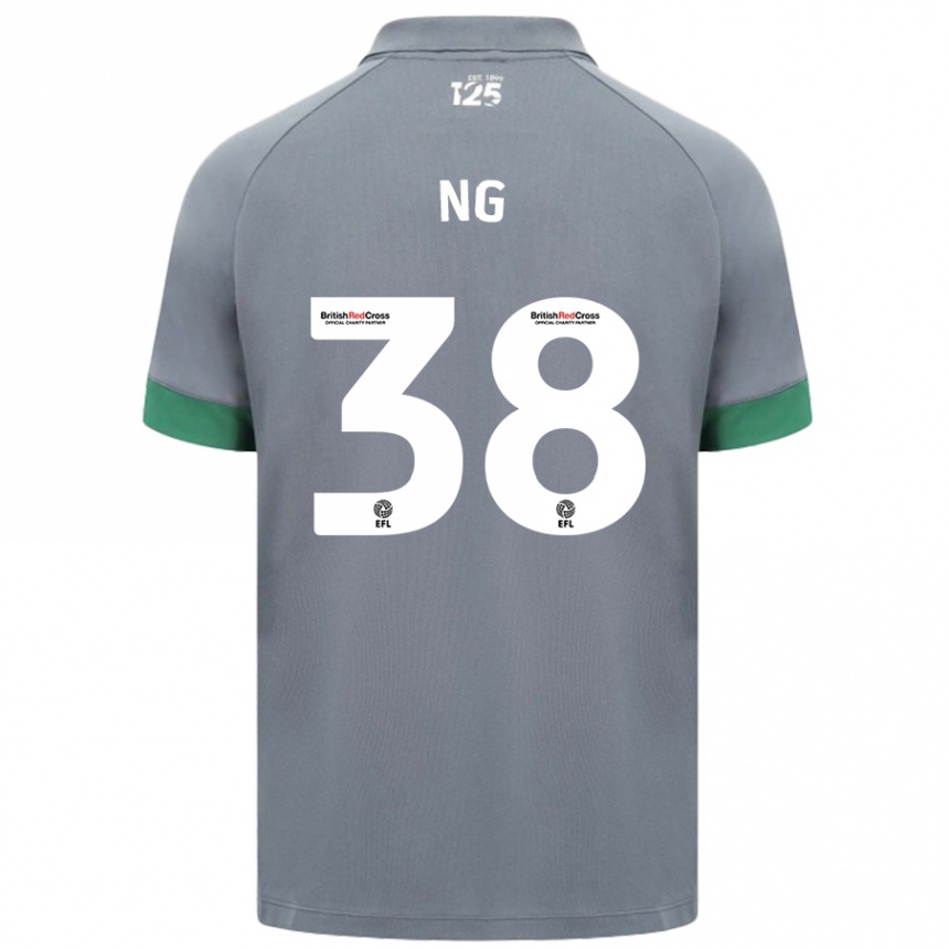 Enfant Football Maillot Perry Ng #38 Gris Foncé Tenues Extérieur 2024/25