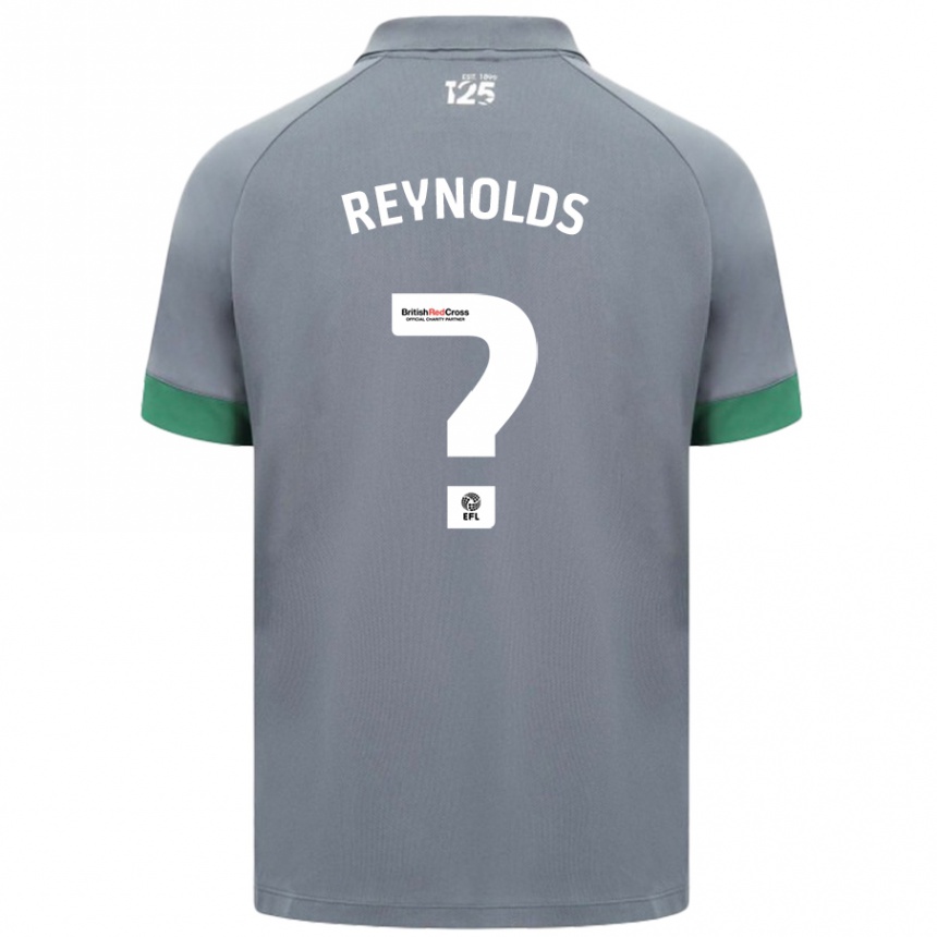 Enfant Football Maillot Oliver Reynolds #0 Gris Foncé Tenues Extérieur 2024/25