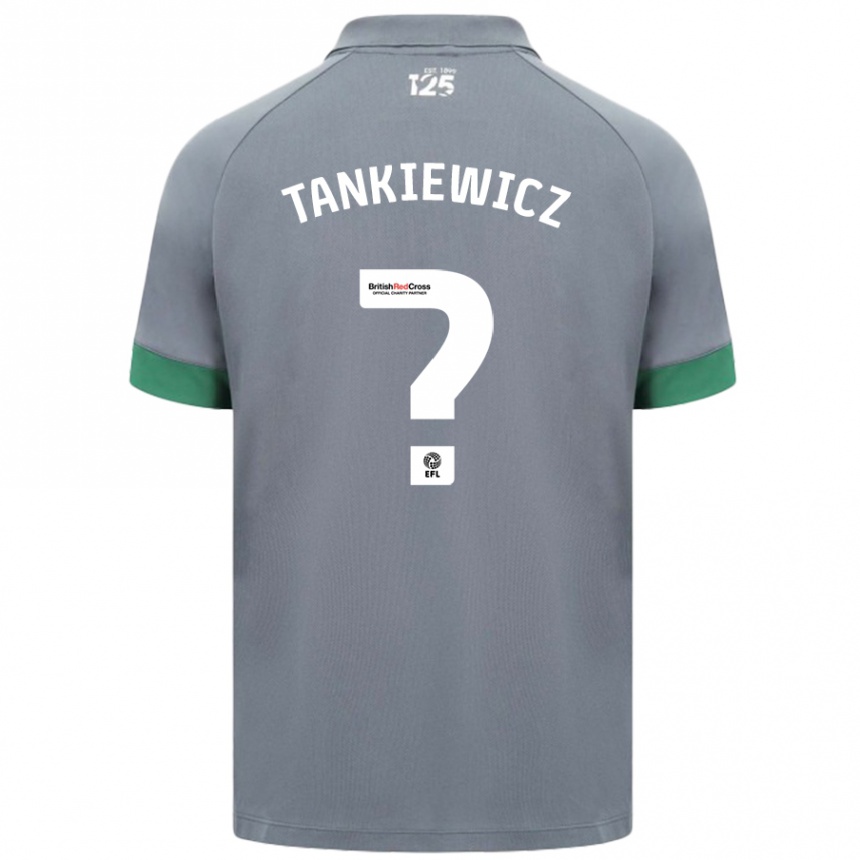 Enfant Football Maillot Rob Tankiewicz #0 Gris Foncé Tenues Extérieur 2024/25