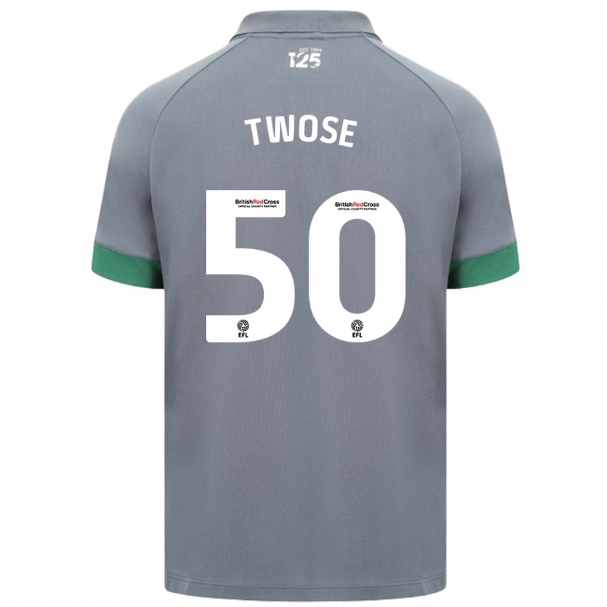 Enfant Football Maillot Cody Twose #50 Gris Foncé Tenues Extérieur 2024/25