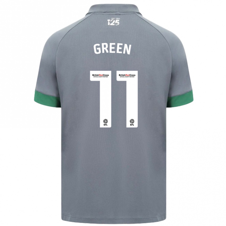 Enfant Football Maillot Danielle Green #11 Gris Foncé Tenues Extérieur 2024/25