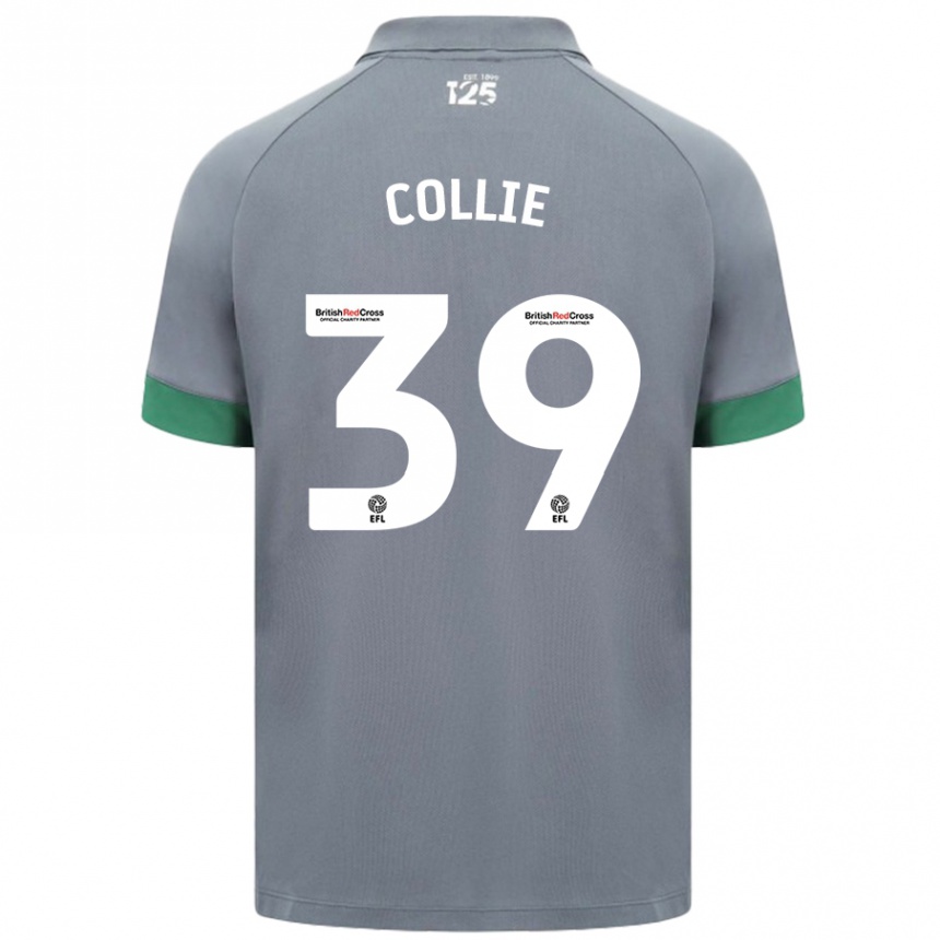 Enfant Football Maillot Eliza Collie #39 Gris Foncé Tenues Extérieur 2024/25