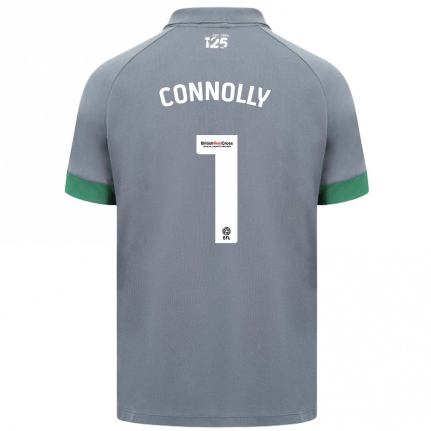 Enfant Football Maillot Daisy Connolly #1 Gris Foncé Tenues Extérieur 2024/25