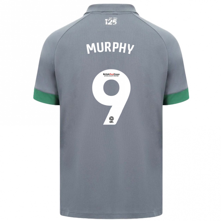 Enfant Football Maillot Alana Murphy #9 Gris Foncé Tenues Extérieur 2024/25