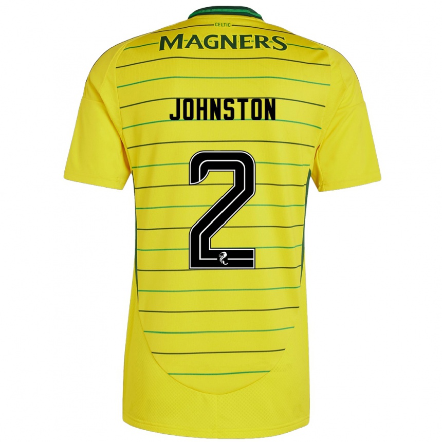 Enfant Football Maillot Alistair Johnston #2 Jaune Tenues Extérieur 2024/25