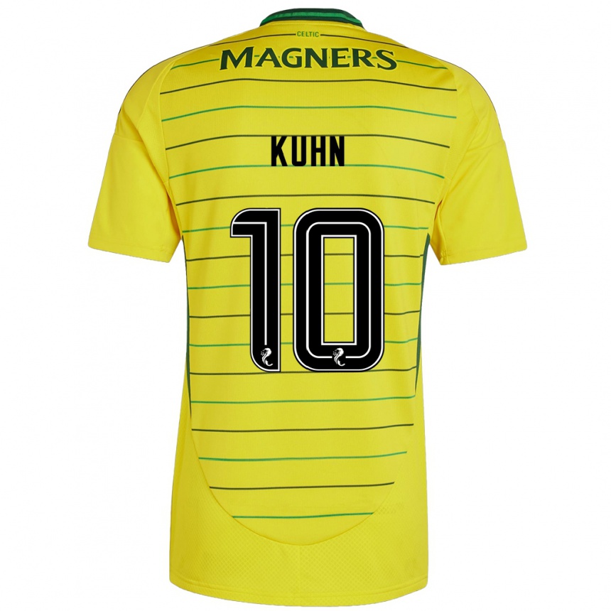 Enfant Football Maillot Nicolas Kühn #10 Jaune Tenues Extérieur 2024/25