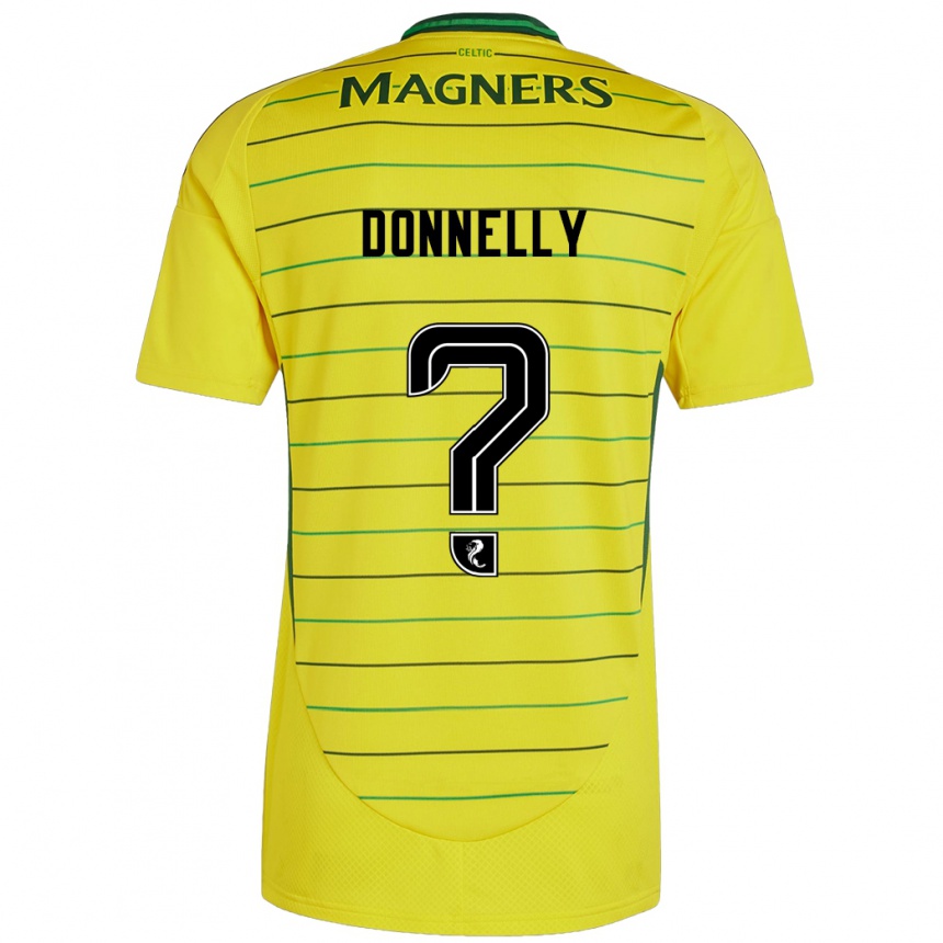 Enfant Football Maillot Jacob Donnelly #0 Jaune Tenues Extérieur 2024/25