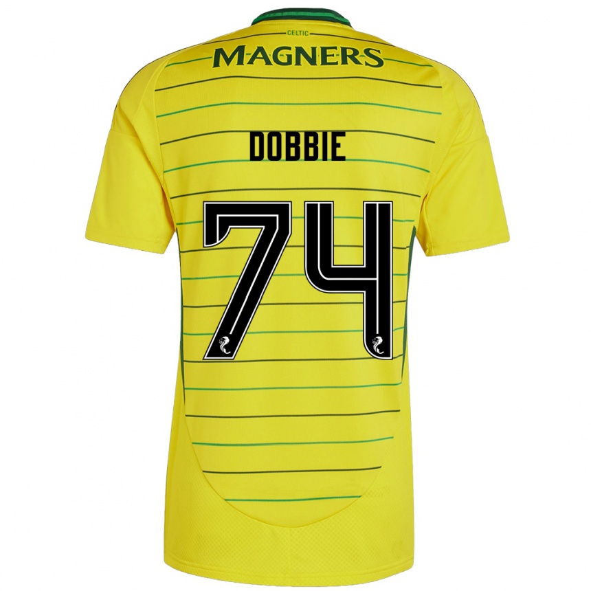 Enfant Football Maillot Lewis Dobbie #74 Jaune Tenues Extérieur 2024/25