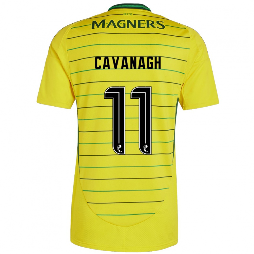 Enfant Football Maillot Colette Cavanagh #11 Jaune Tenues Extérieur 2024/25