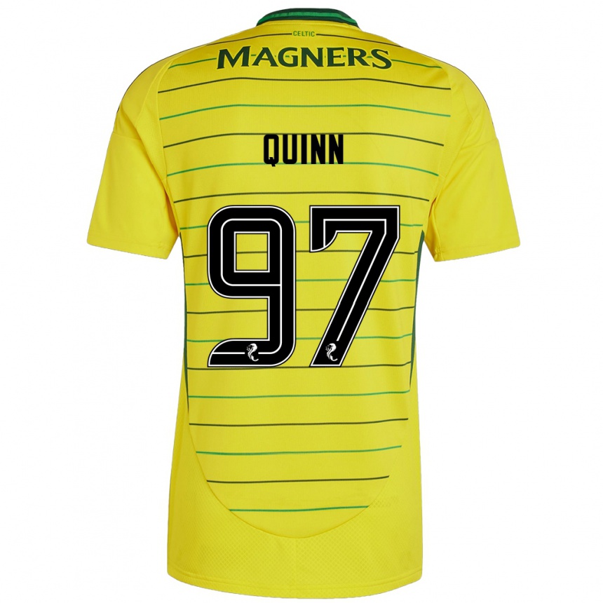 Enfant Football Maillot Ben Quinn #97 Jaune Tenues Extérieur 2024/25