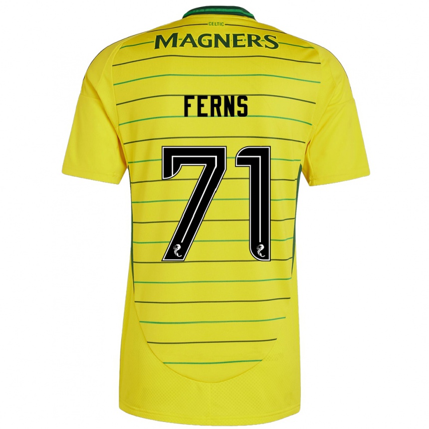 Enfant Football Maillot Abbie Ferns #71 Jaune Tenues Extérieur 2024/25