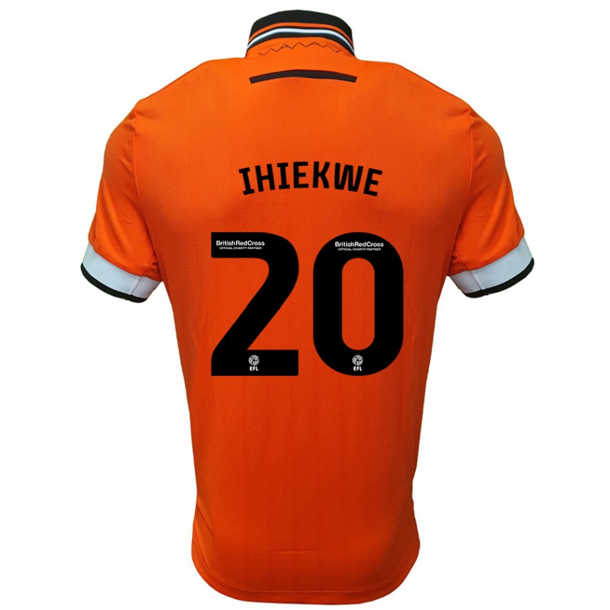 Enfant Football Maillot Michael Ihiekwe #20 Orange Blanc Tenues Extérieur 2024/25