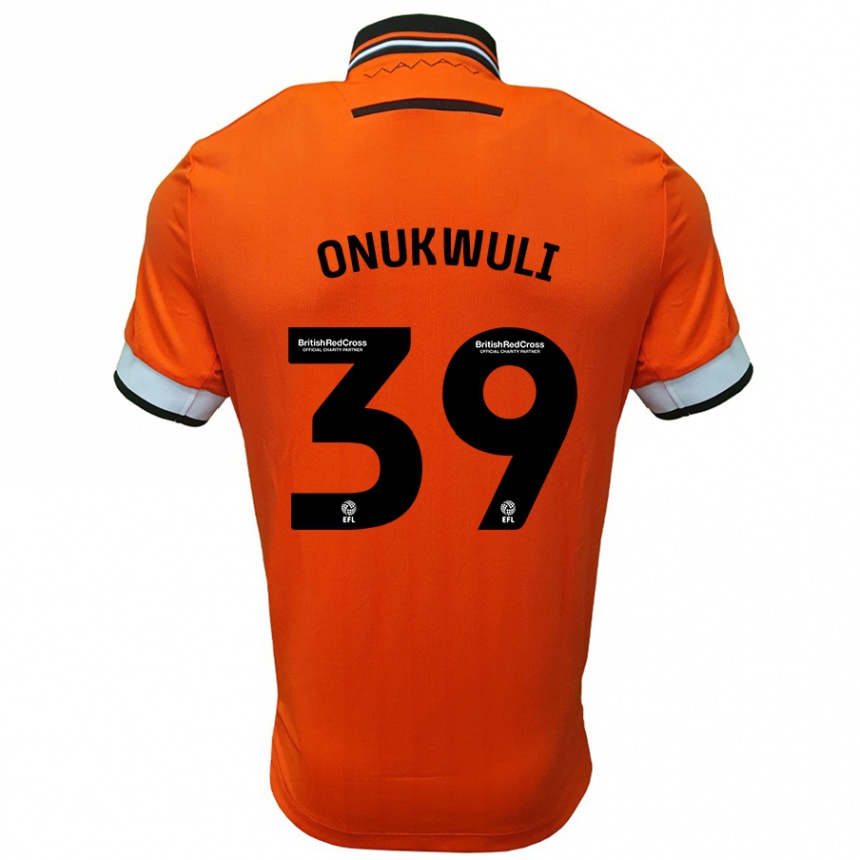 Enfant Football Maillot Favour Onukwuli #39 Orange Blanc Tenues Extérieur 2024/25