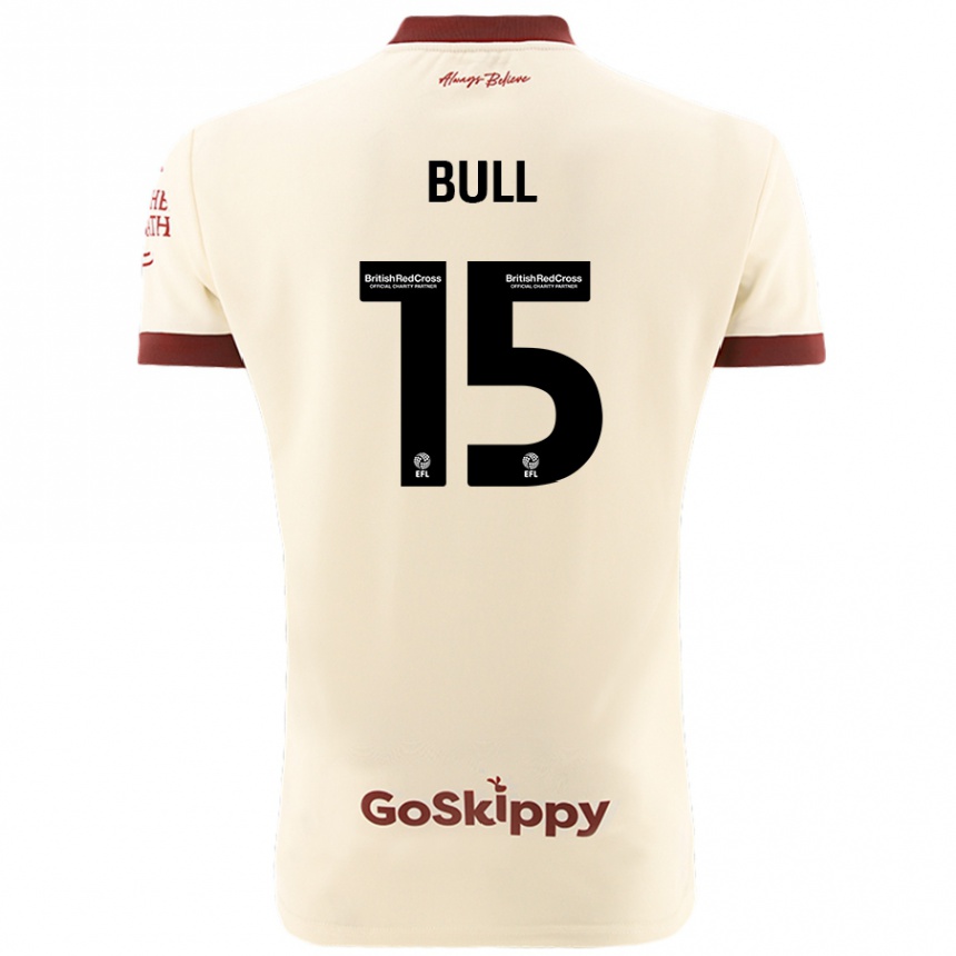 Enfant Football Maillot Jasmine Bull #15 Blanc Crème Tenues Extérieur 2024/25