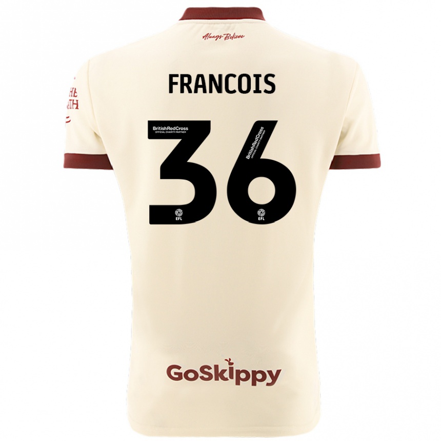 Enfant Football Maillot Marlee Francois #36 Blanc Crème Tenues Extérieur 2024/25