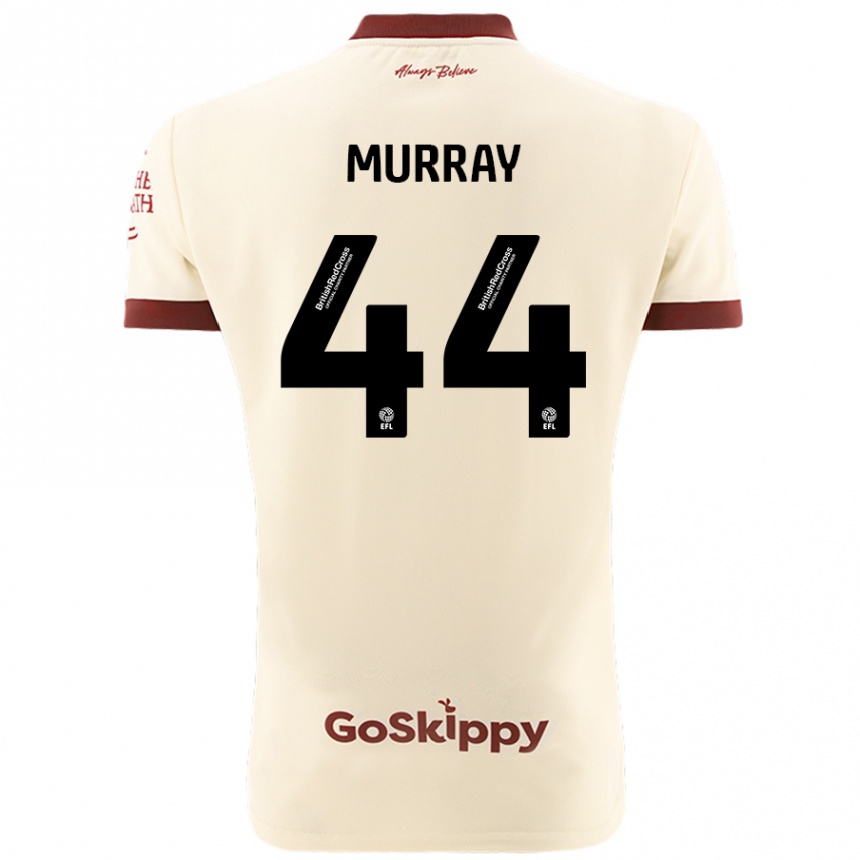 Enfant Football Maillot Satara Murray #44 Blanc Crème Tenues Extérieur 2024/25