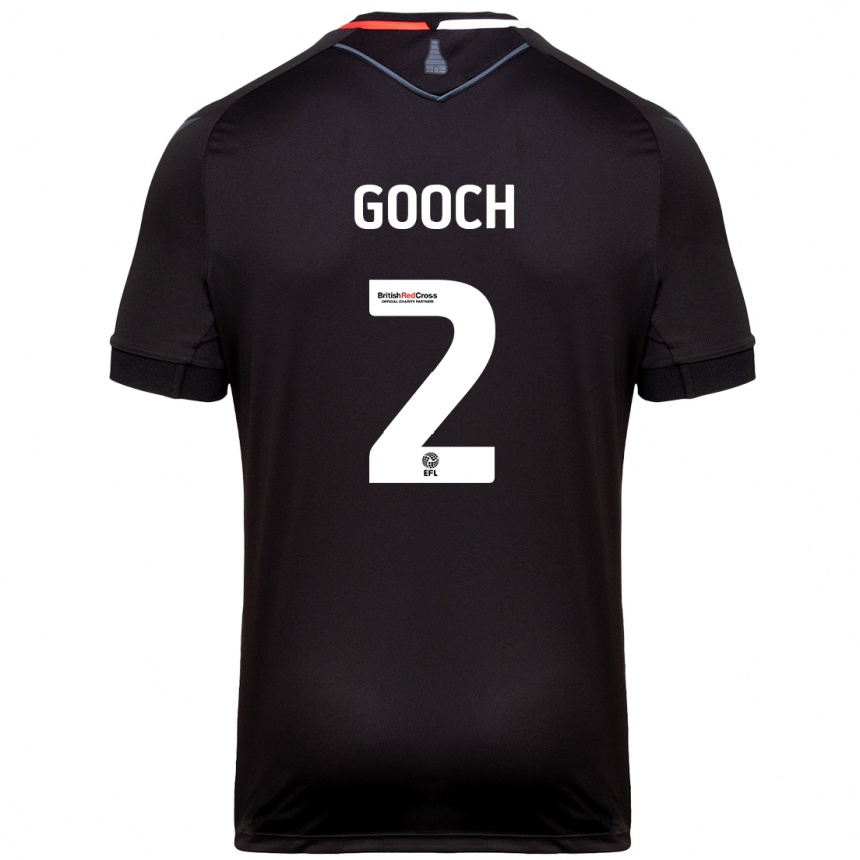 Enfant Football Maillot Lynden Gooch #2 Noir Tenues Extérieur 2024/25