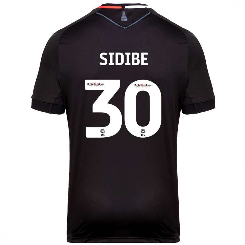 Enfant Football Maillot Souleymane Sidibe #30 Noir Tenues Extérieur 2024/25