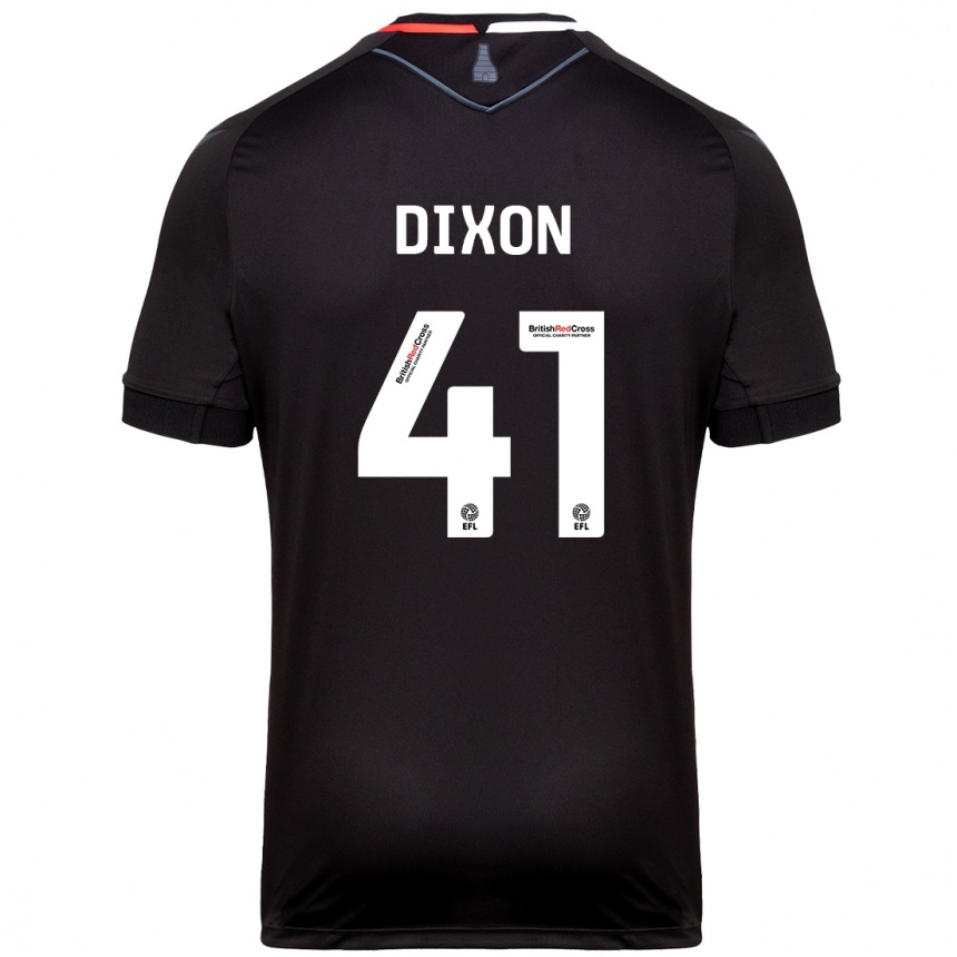 Enfant Football Maillot Jaden Dixon #41 Noir Tenues Extérieur 2024/25