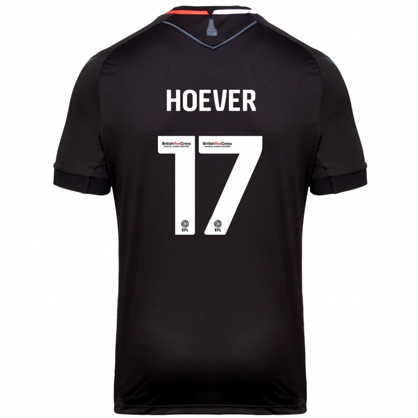 Enfant Football Maillot Ki-Jana Hoever #17 Noir Tenues Extérieur 2024/25