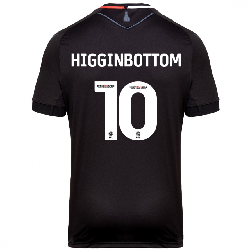 Enfant Football Maillot Alice Higginbottom #10 Noir Tenues Extérieur 2024/25