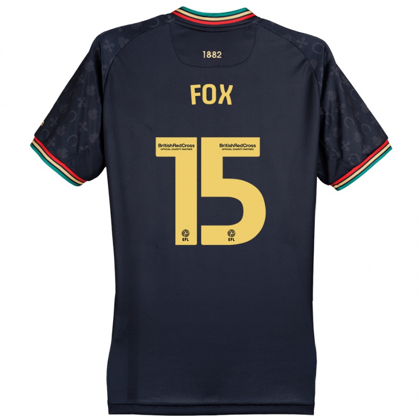 Enfant Football Maillot Morgan Fox #15 Bleu Marine Foncé Tenues Extérieur 2024/25