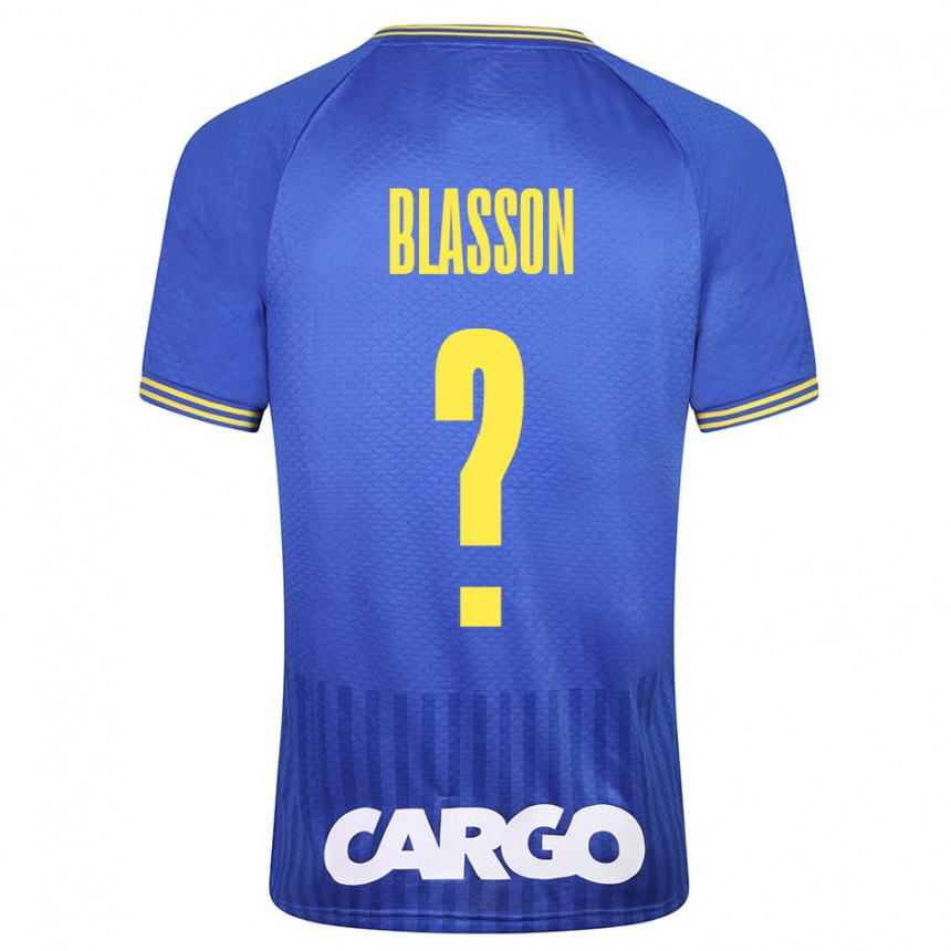 Enfant Football Maillot Ariel Blasson #0 Blanc Tenues Extérieur 2024/25