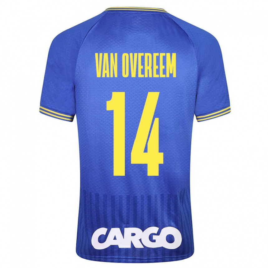 Enfant Football Maillot Joris Van Overeem #14 Blanc Tenues Extérieur 2024/25