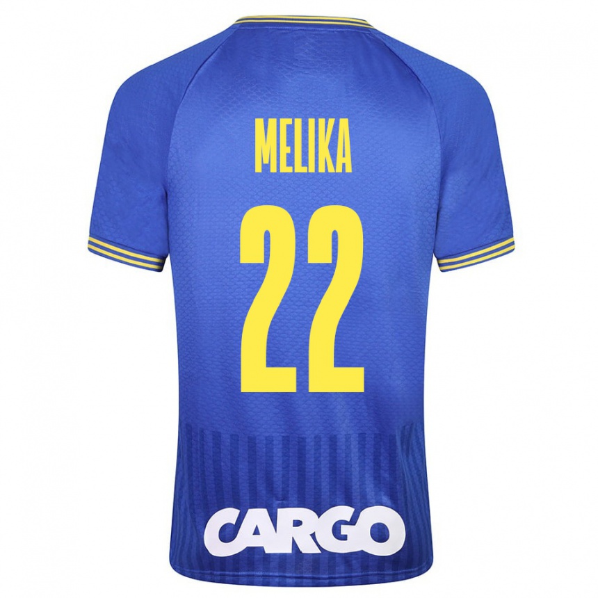 Enfant Football Maillot Ofek Melika #22 Blanc Tenues Extérieur 2024/25